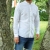 Jack & Jones SUMMER LINEN BAND SHIRT L/S White