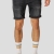 Clean Cut Copenhagen Chris Stretch Shorts 5002 Dark Grey Denim
