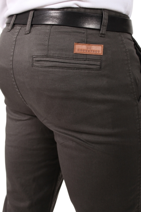 Kronstadt Daniel Stretch Chino Byxor Stone Grey