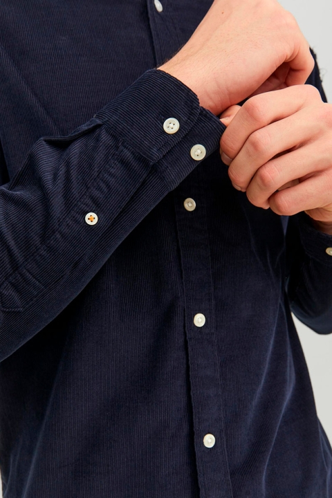 Jack & Jones Classic Cord Shirt L/S Navy Blazer