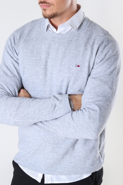 TJM SLUB GRINDLE SWEATER Lt Grey Htr