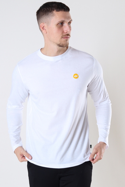 Kronstadt Timmi Organic/Recycled L/S t-shirt White