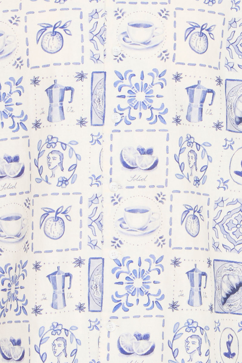Solid Piet Shirt Insignia Blue