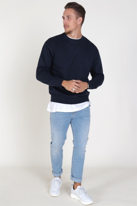 Jack & Jones Soft Sweat Crew Neck Navy Blazer