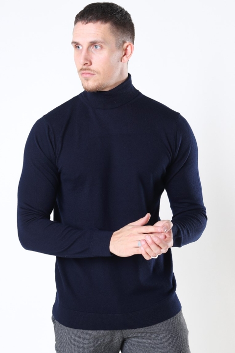 Clean Cut Copenhagen Merino Wool Roll Sticka Navy