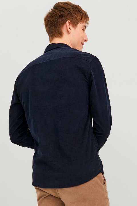 Jack & Jones Classic Cord Shirt L/S Navy Blazer
