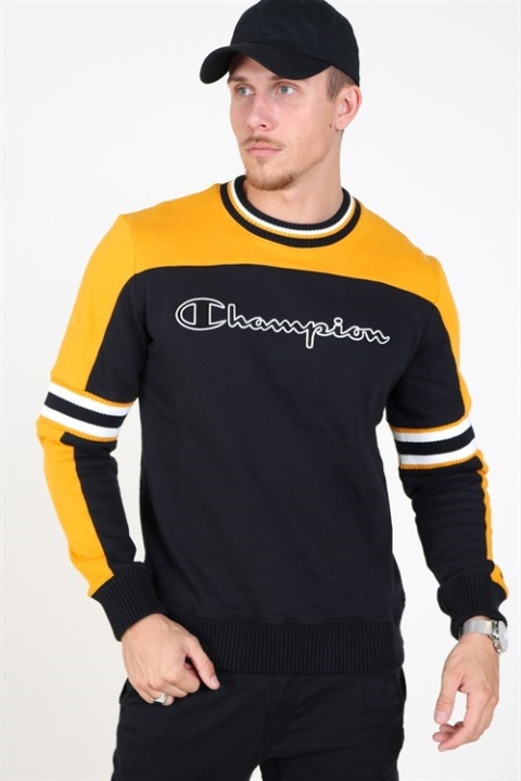 Champion Crewneck Sweat Black/SKlocka