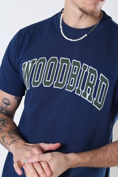 Woodbird Rics Ball Tee Navy
