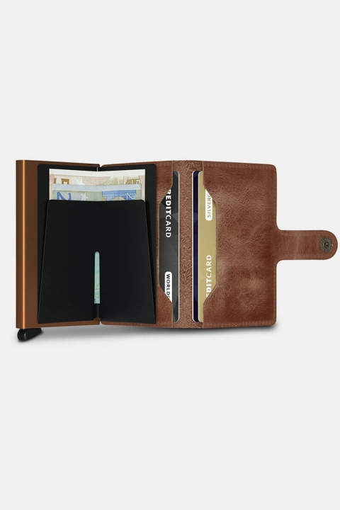 Secrid Miniwallet Vintage Cognac-Rust