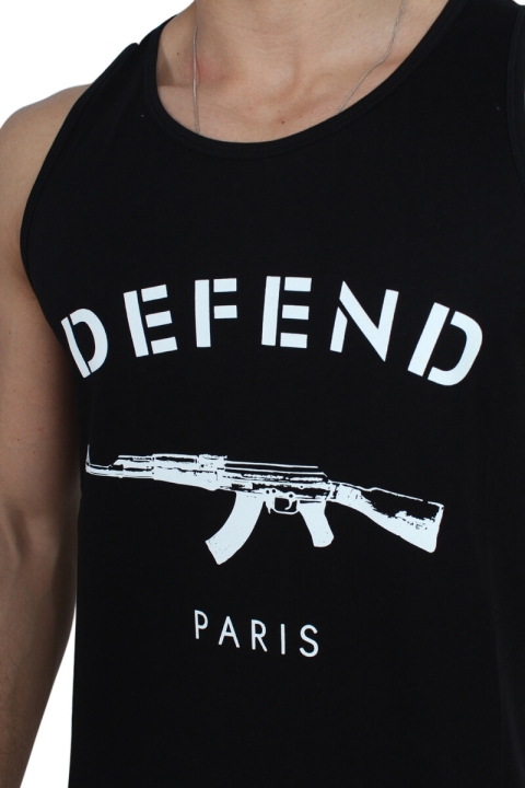 Defend Paris DebardeKlocka Tank Top Black