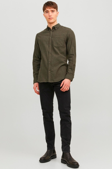 Jack & Jones Classic Melange Shirt L/S Rosin