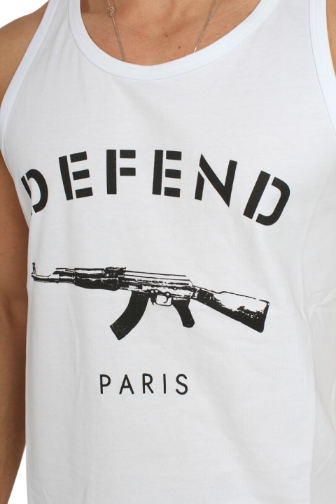 Defend Paris DebardeKlocka Tank Top White