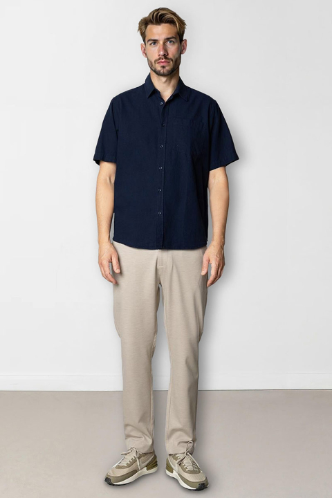 Clean Cut Copenhagen Luca shirt SS Navy