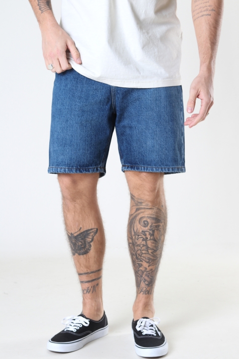 Denim project Classic Organic Dad Shorts 128 DARK WASH