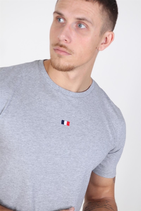 Les Deux Flag T-shirt Grey Melange