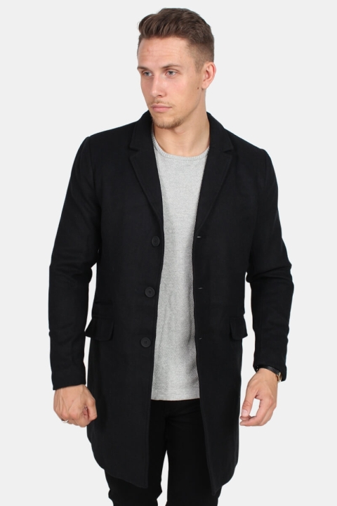 Only & Sons Julian Solid Wool Ullkappa Sort