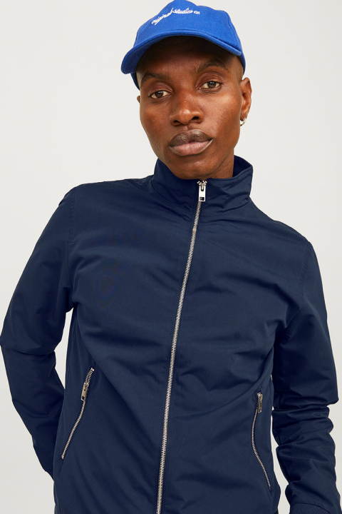 Jack & Jones Rush Harrington Bomber Navy Blazer