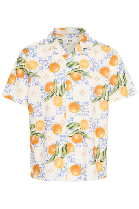 Solid Paiboon Shirt Insignia Blue