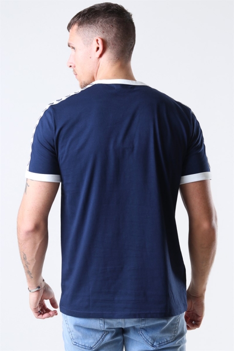 Fred Perry Taped Ringaer T-shirt Carbon Blue