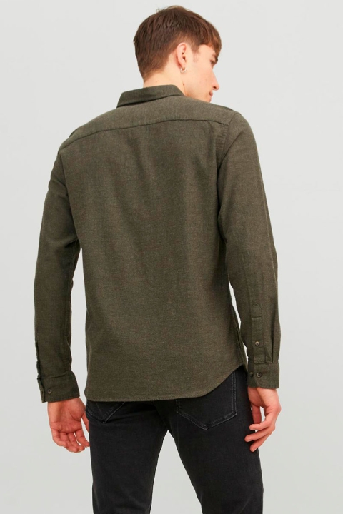 Jack & Jones Classic Melange Shirt L/S Rosin