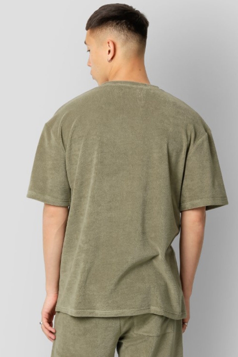 Clean Cut Copenhagen Alberto Terry Tee SS Dusty Green