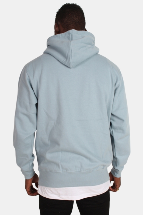 Basic Brand Hooded Tröja Dusty Blue