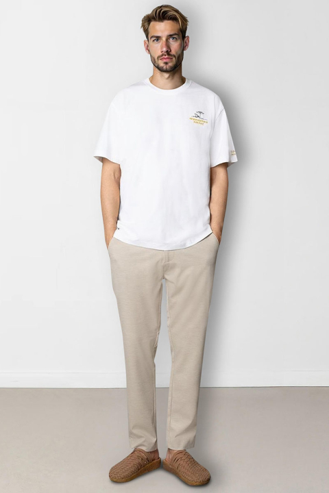 Clean Cut Copenhagen Fred organic T-shirt SS White
