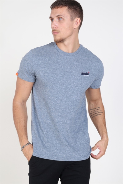 Superdry Vintage Embroidery T-shirt Creek Blue