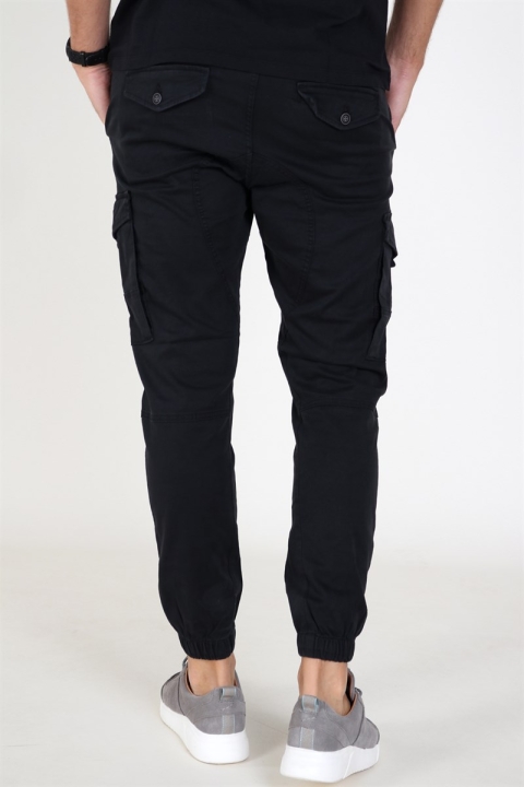 Jack & Jones Paul Flake Cargo Pants Black