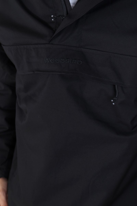 Woodbird Frenzy Anorak Jacka Black