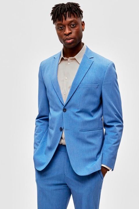 Selected Slim Liam Flex Blazer Bright Cobalt