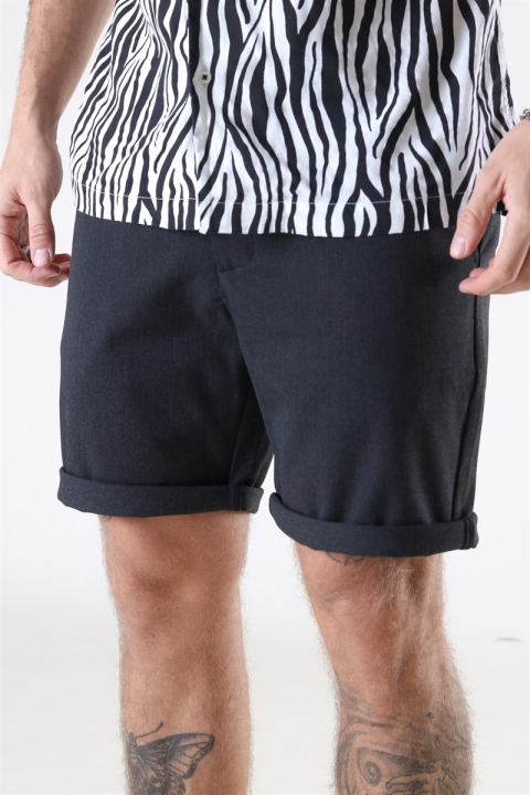 Woodbird Steffen Twill Shorts Grey