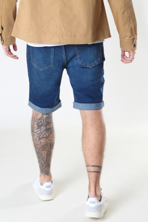 Denim Project Mr Orange Denim Shorts Dark Blue destroy