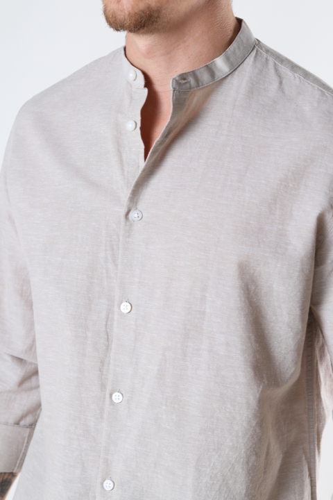 Selected SLHREGNEW-LINEN SHIRT LS CHINA W Crockery