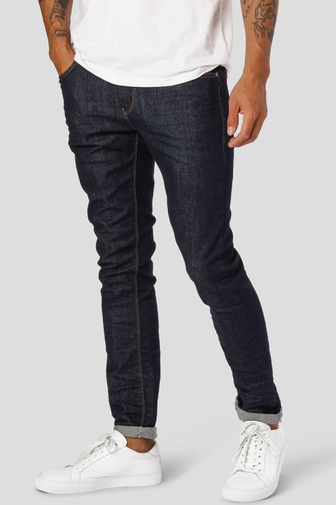 Clean Cut Copenhagen David Slim Stretch Jeans 2003 Raw Dark Denim