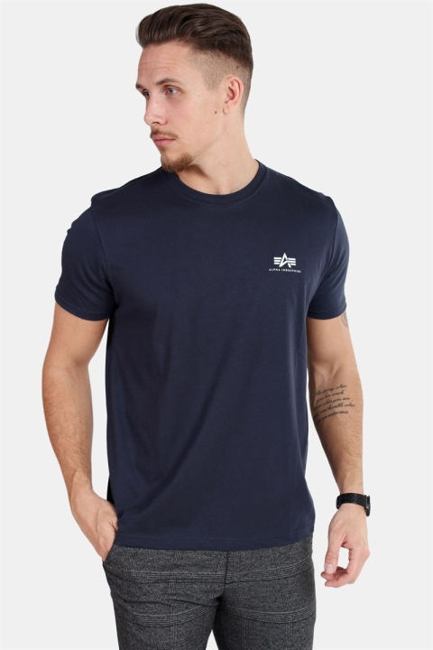 Alpha Industries Basic T-shirt Small Logo Navy