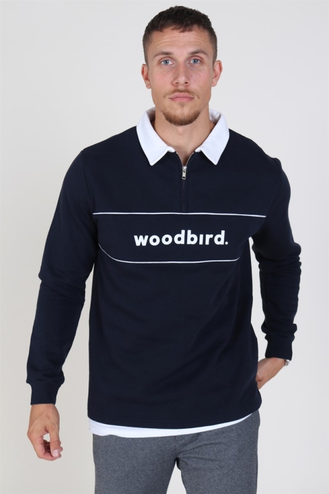 Woodbird Crilly Tröja Navy