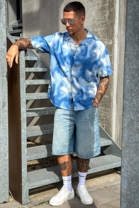 Solid Olioli SS Shirt Star Sapphire