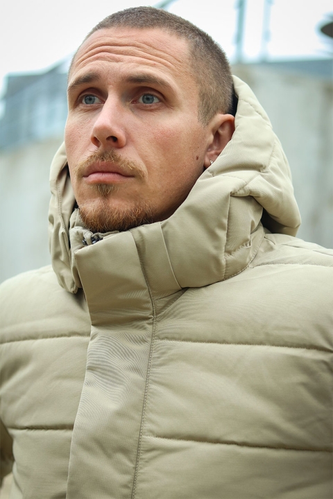 ONLY & SONS CAYSON PUFFA JACKET Chinchilla