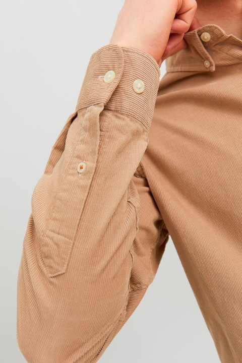 Jack & Jones Classic Cord Shirt L/S Crockery