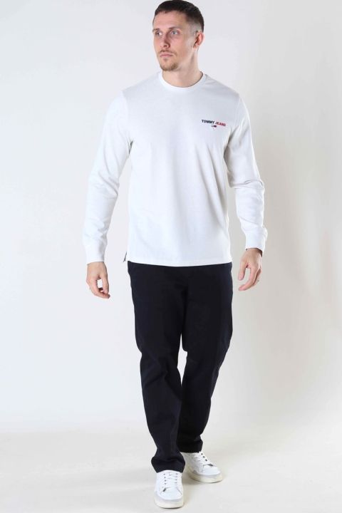 TOMMY JEANS TJM SIDE SPLIT LS TEE Ivory