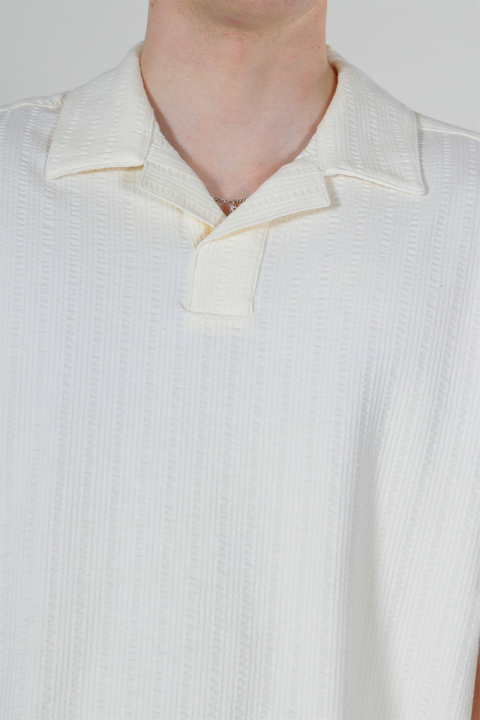 ONLY & SONS Males Regular Fit SS Resort Shirt Egret