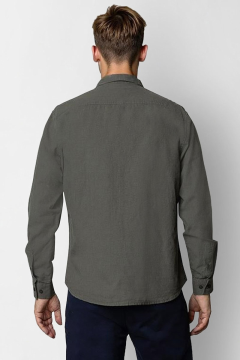 Clean Cut Copenhagen Luca shirt LS Army