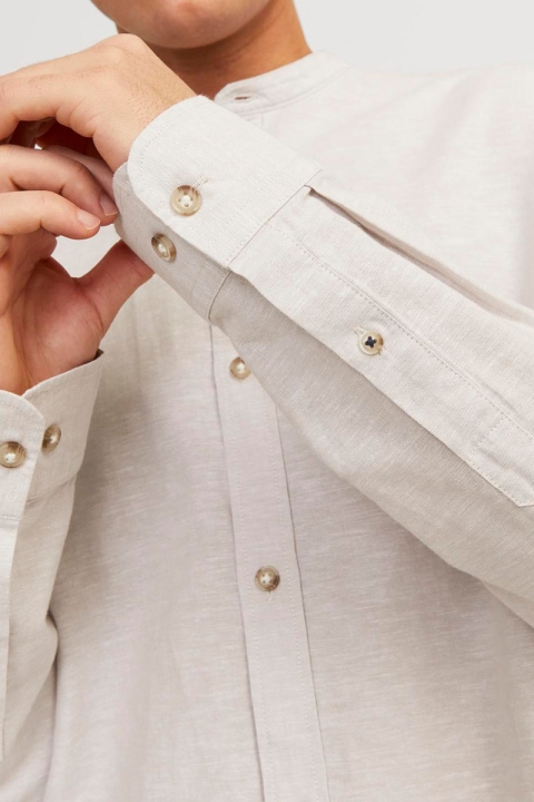 Selected Slim Sun Linen Shirt LS Pure Cashmere