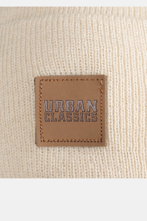 Urban Classics Leatherpatch Long Hatt Sand