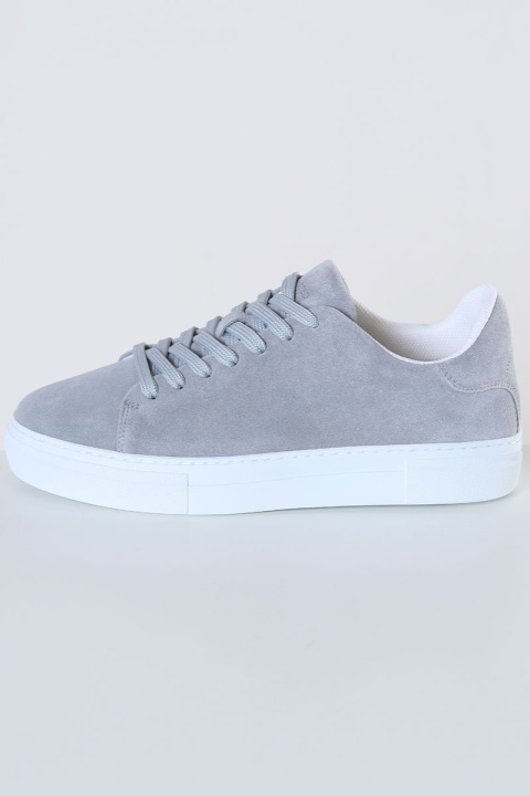 Selected David Chunky Suede Sneaker Grey