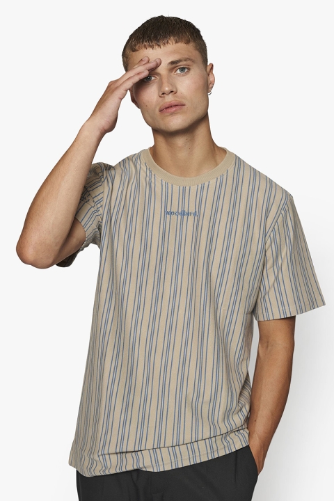 Woodbird Braws Pique Tee Ecru