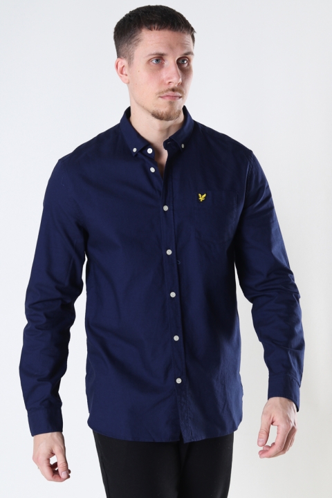 Lyle & Scott Regular Fit Light Weight Oxford Shirt Navy