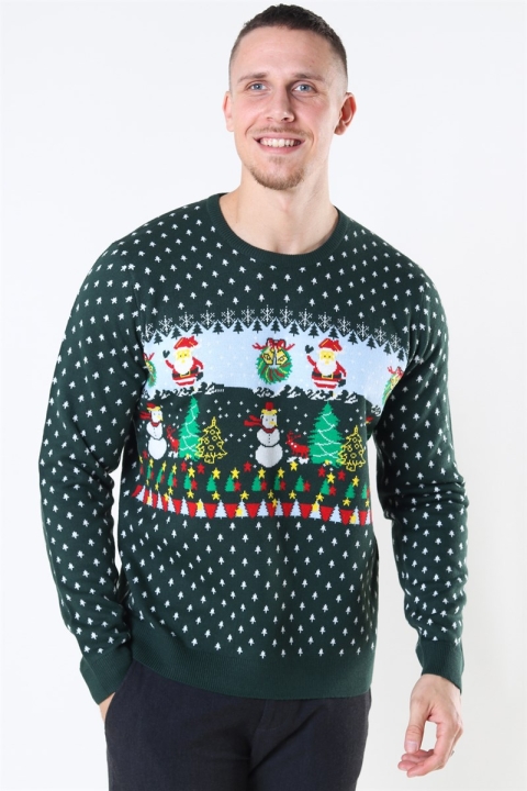 Only & Sons Xmas 7 Funny Top Sticka Pine Grove