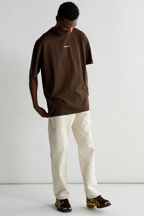 Woodbird Bose Mock Tee Brown